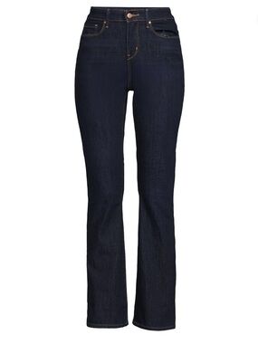 Levi Strauss Signature Mid Rise Bootcut Jeans - Dark Wash - 12M / W31 L32
